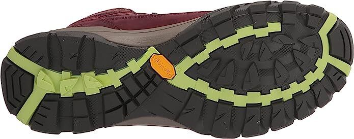 Vasque Women's Talus at Ud Mid Hiking Boot Rum Raisin/Green Glow Brand New - AllSportsWearUSA