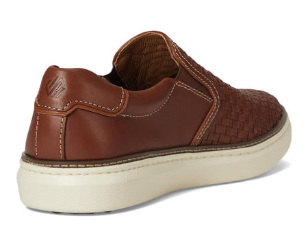 Johnston & Murphy Mcguffey 2 Woven Slip-On Men's 25-2996 Tan Woven Full Grain