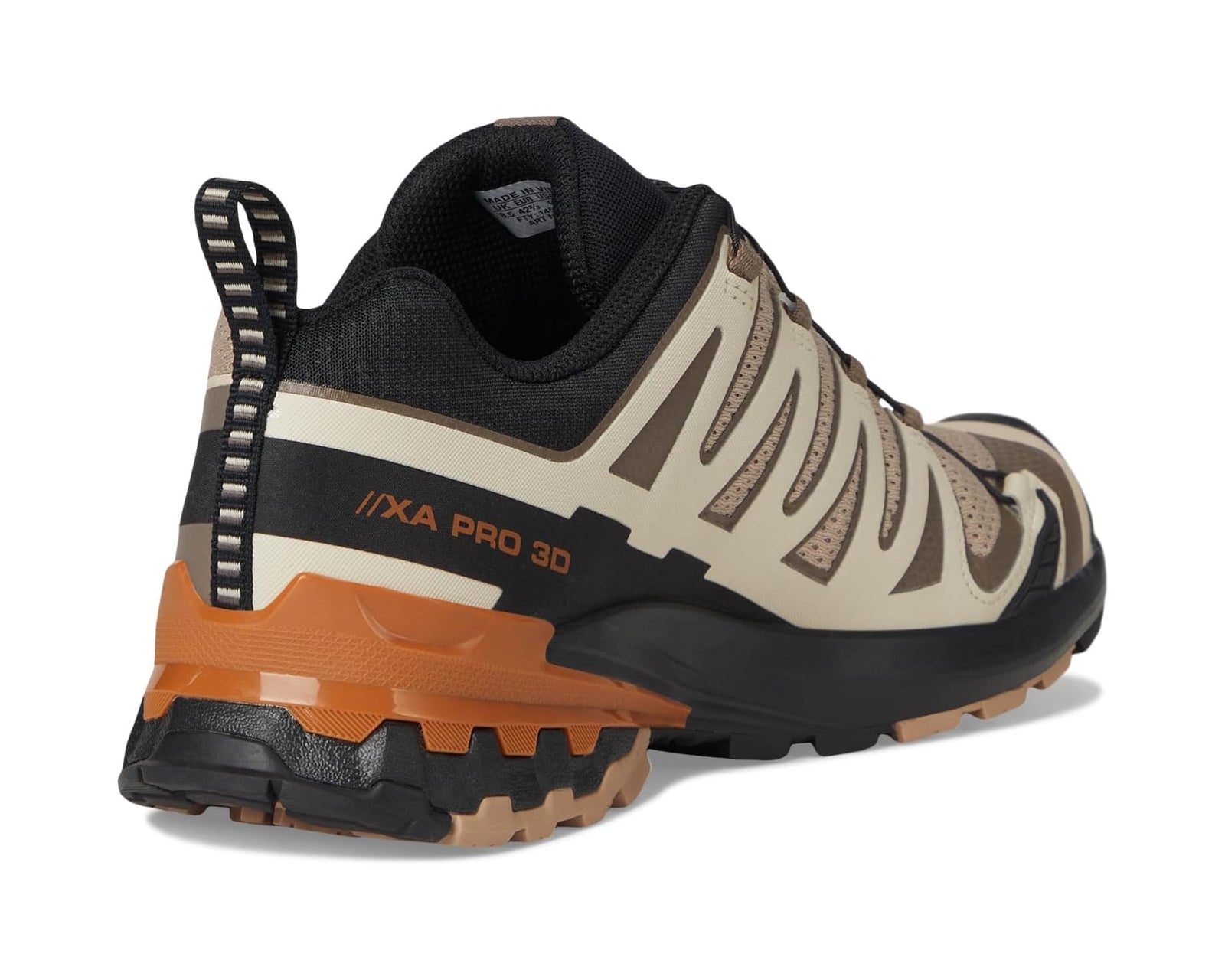 XA PRO 3D V9 Men's Trail Running Shoes L47272000 Natural / Black / Sugar Almond