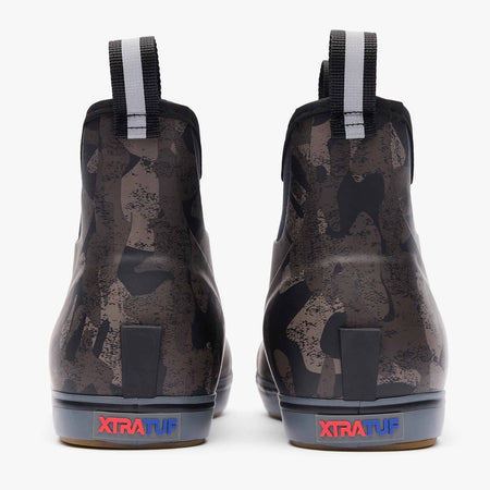 XTRATUF Women's Black Camo Ankle Deck Boot XWAB-002  Camouflage