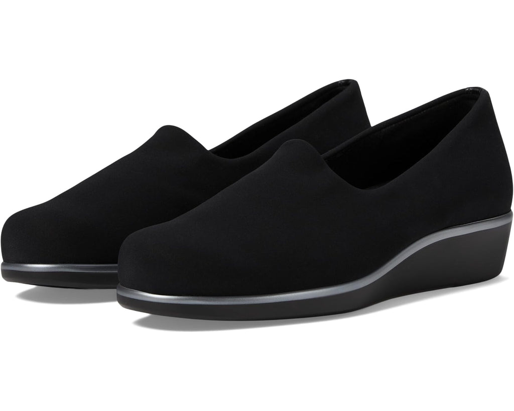 SAS  Bliss Slip On Comfort Wedge Women's Black