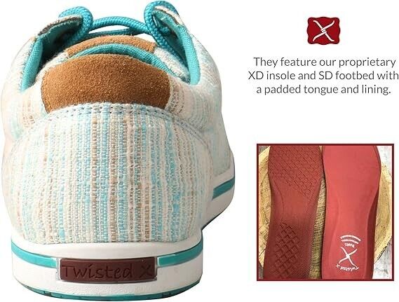 Twisted X Women's Hooey Loper WHYC004SIZE 9 BRAND NEW - AllSportsWearUSA