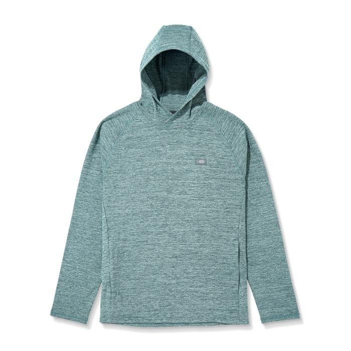 AFTCO Men's Coastal Layer Hoodie - Dark Sea Heather - S