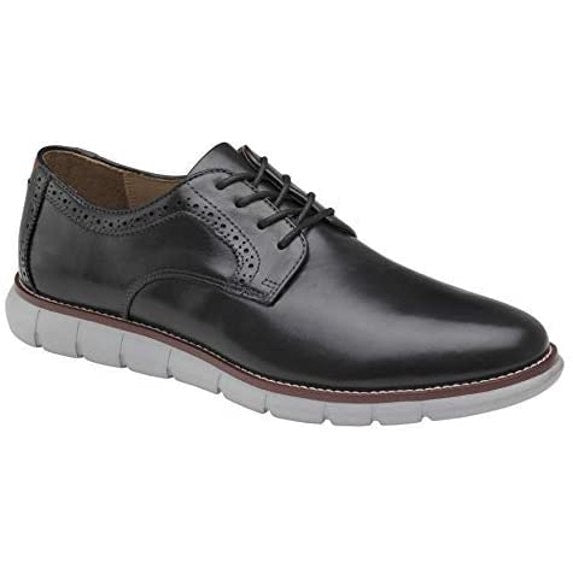 Johnston Murphy Men's Holden Plain Toe 20-8371 Black Full GrainJohnston Murphy