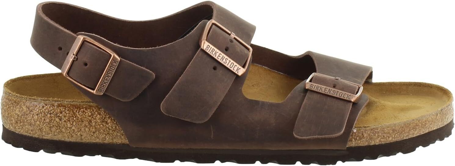 Birkenstock Milano Sandal 34871 Habana Oiled Leather
