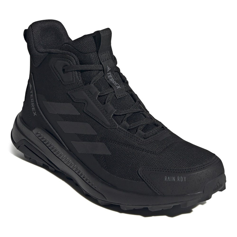 Adidas Men's Terrex Anylander Mid Top Rain.rdy Hiking Sneaker ID0898 Black Grey
