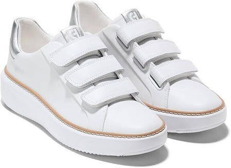 Cole Haan Women's Grandpro Topspin Triple Strap Sneaker W30410-B Optic White New - AllSportsWearUSA