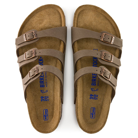 Birkenstock Women's  Florida Birkibuc Mocha Sandals 0053881