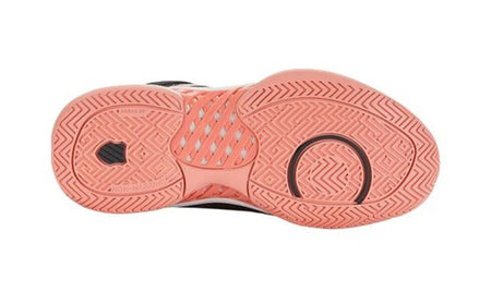 K-Swiss Womens Light Pickleball Shoes Training Black/ Pink Size 8 96563-036- NEW - AllSportsWearUSA