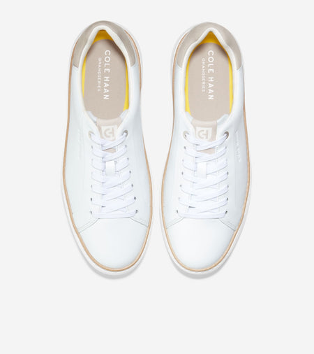 Cole Haan Women's GrandPrø Topspin Sneaker W24775 White-Dove