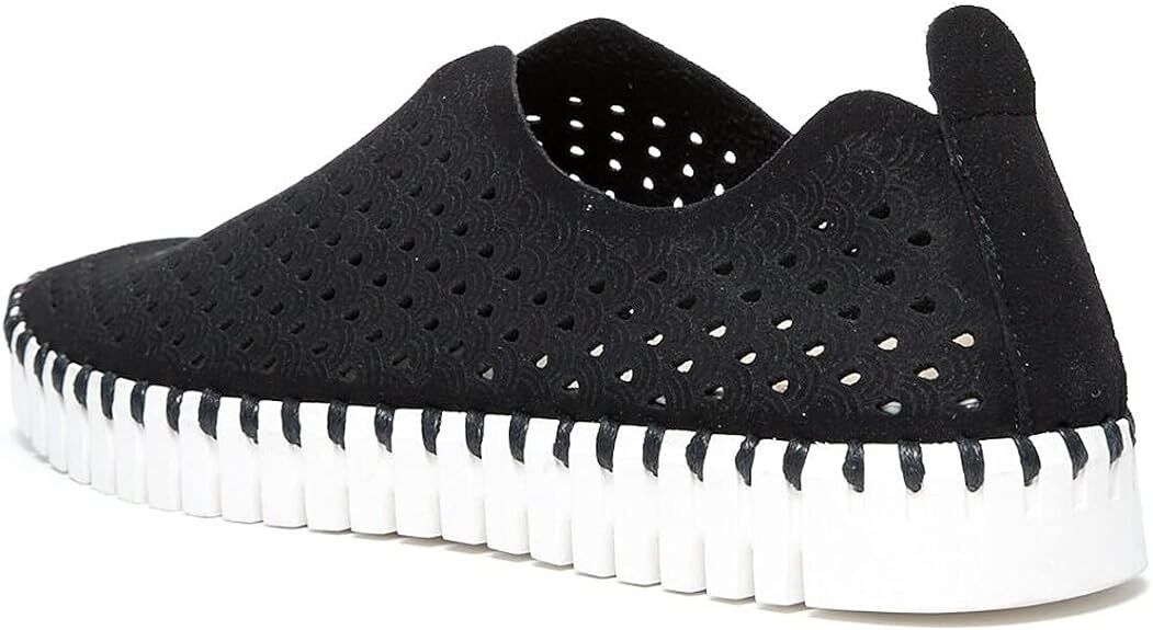 Ilse Jacobsen Womens Tulip 3565 Black TULIP3565-001 Slip-on Shoe Brand New - AllSportsWearUSA