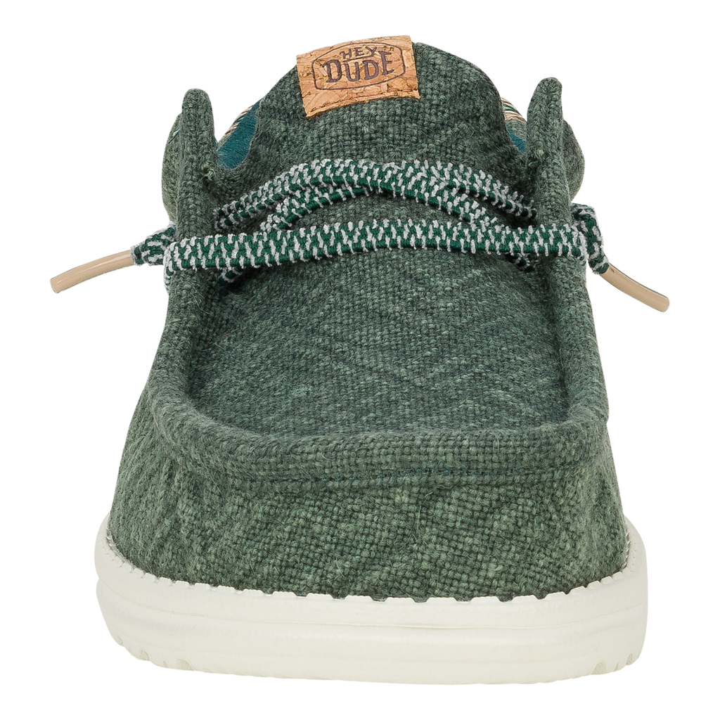 Hey Dude Mens Wally Jute Sea Green 43085-336 Brand New - AllSportsWearUSA