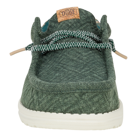 Hey Dude Mens Wally Jute Sea Green 43085-336 Brand New - AllSportsWearUSA