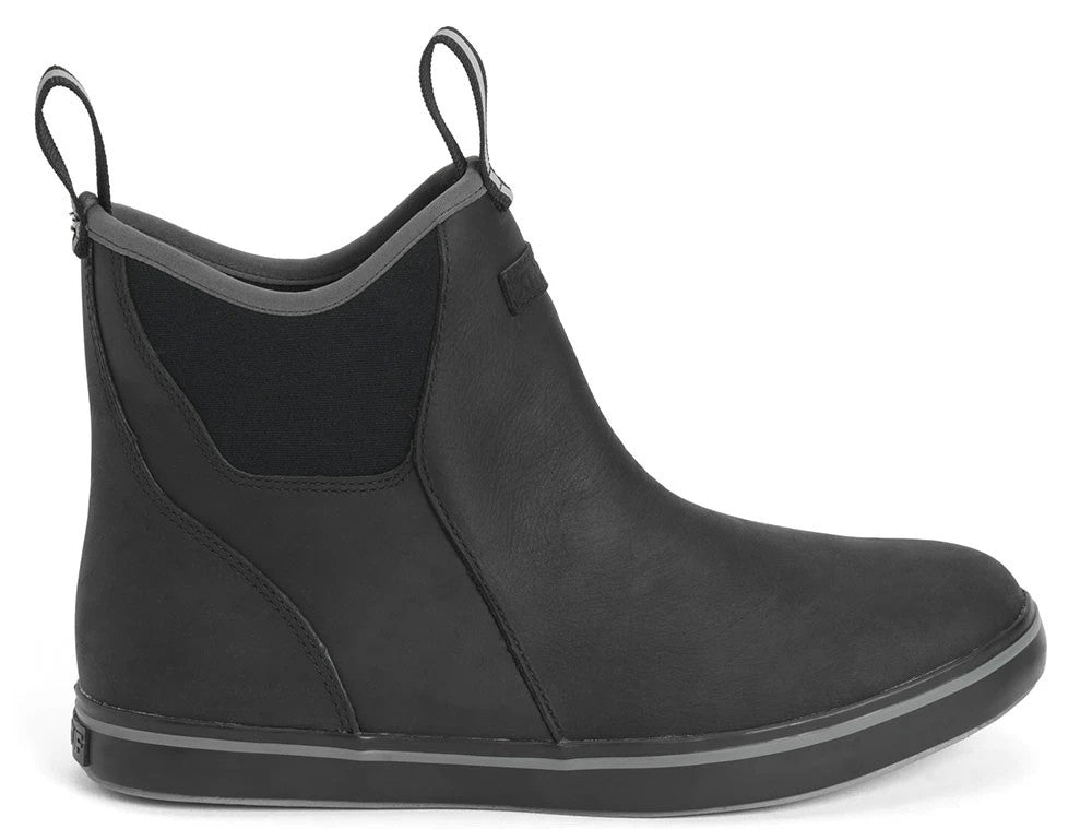 Xtratuf Men's Leather Ankle Deck Boots XAL-000  Black