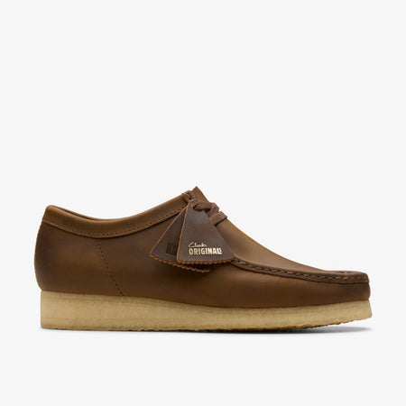 Clarks Wallabee Moccasins 26155605 Beeswax