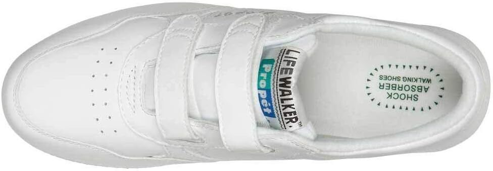 Propet Men’s Lifewalker Strap White M3705-WHT-M Brand New - AllSportsWearUSA