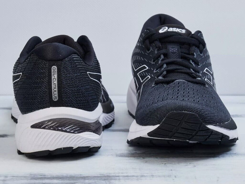 ASICS Women Running Shoes Gel-Cumulus 22 Size 9 Black Sneakers 1012A741 - AllSportsWearUSA