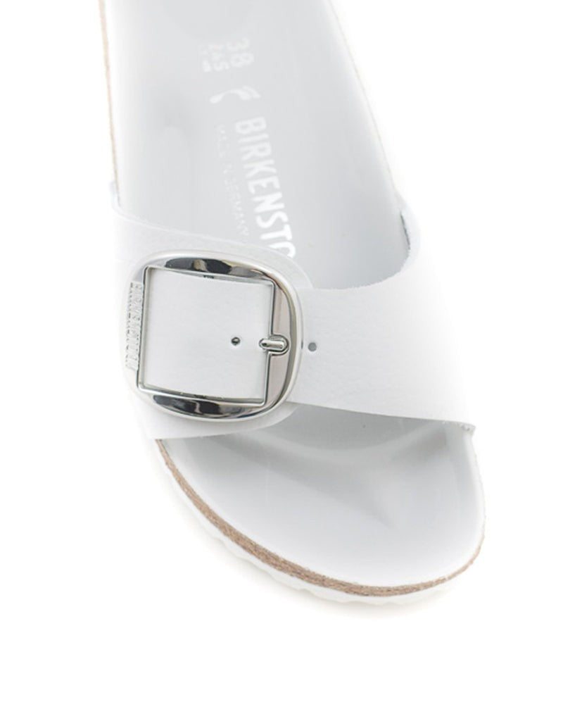 Birkenstock Women's Madrid Narrow Big Buckle Leather Sandal 1018866  White