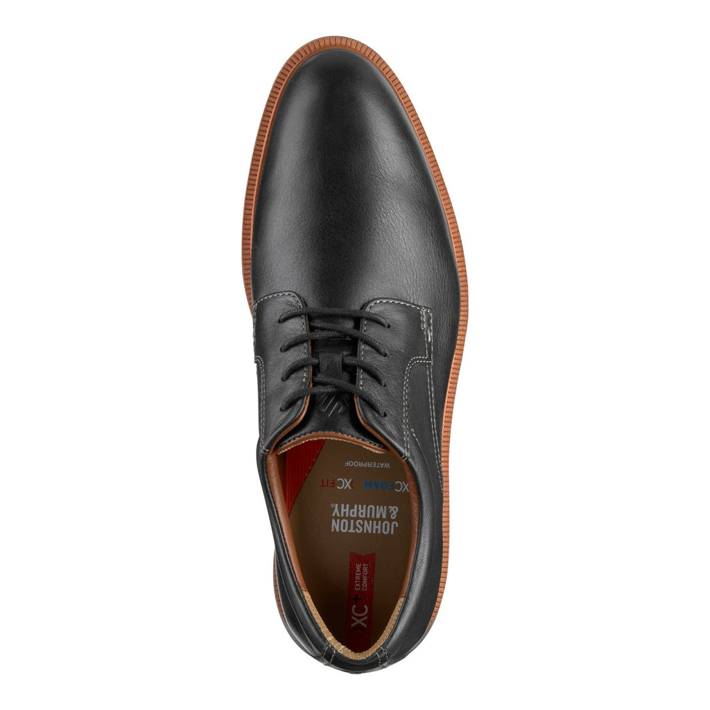 Johnston & Murphy Men's  XC+ Parker Plain Toe Waterproof 020-04383 Black