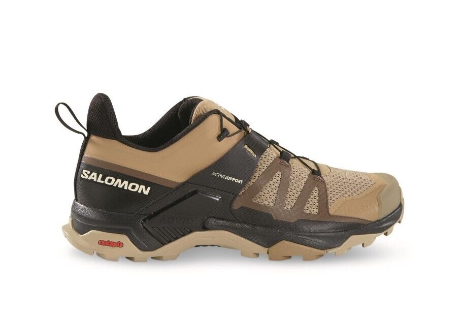 Salomon Men's X Ultra 4 Hiking Shoes, Kelp/dark Earth/black L474523 BRAND NEW - AllSportsWearUSA
