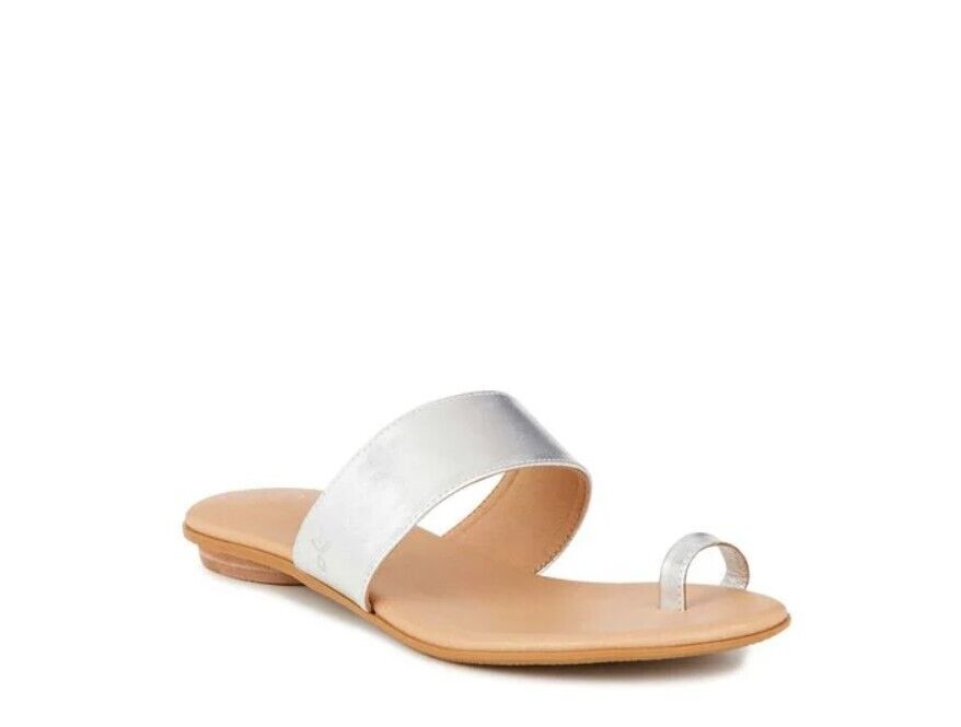 Emu Australia Cow Leather Slide Meadow - Womens W11191-SILVER - AllSportsWearUSA