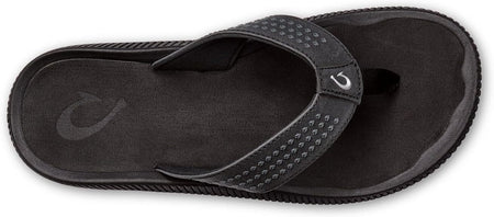 OLUKAI Ulele Men's Water Ready Beach Sandals 10435-4040 Black