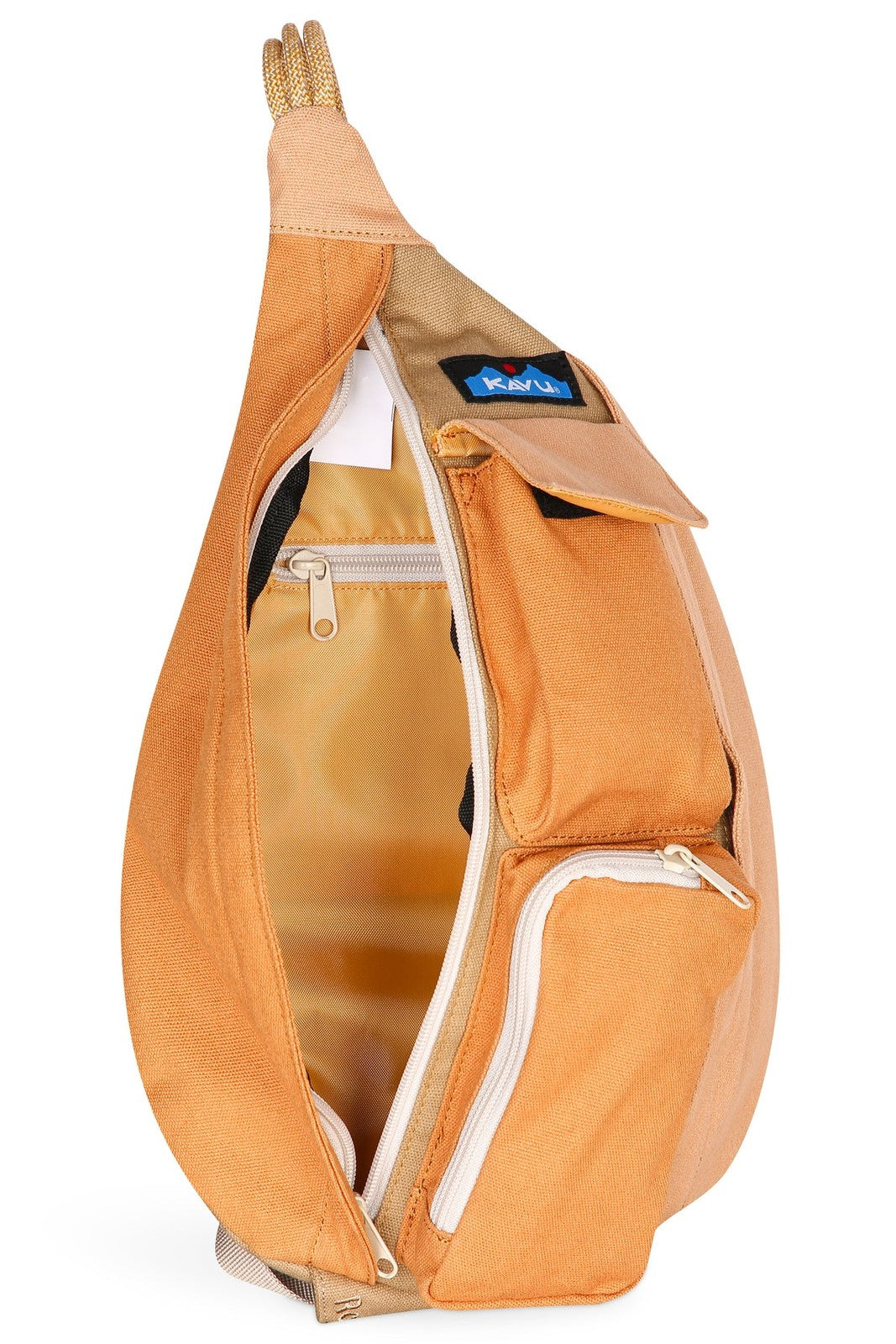 KAVU Mini Rope Bag Cotton Crossbody Sling 9150-2671 Quiet Plateau 4L