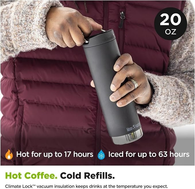 Klean Kanteen TKWide VI Deckel Black 592 ml