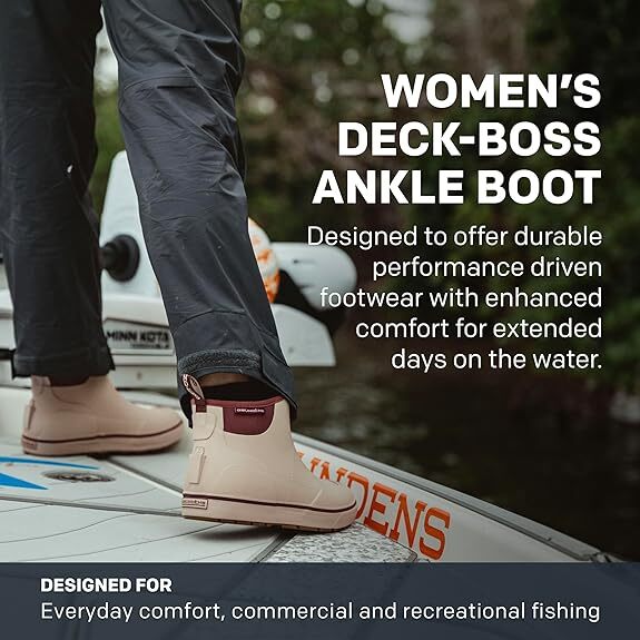 Grundens Women's Deck-Boss 60011-019  Ankle Boot Irone Gate