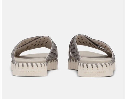 Ilse Jacobsen Women's Tulip 1575 Criss Cross Sandals LV5 Grey Size EU:43 - AllSportsWearUSA