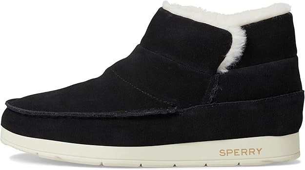Sperry MOC-Sider Bootie Leather Shoe STS87876 Black