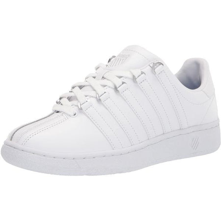 K-Swiss Women's Classic VN Leather Sn eaker 97321-101White/White