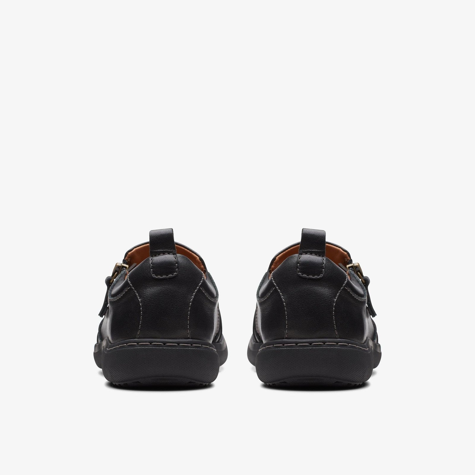 Clarks Women's Nalle Lilac Shoes 26172531 Black Leather