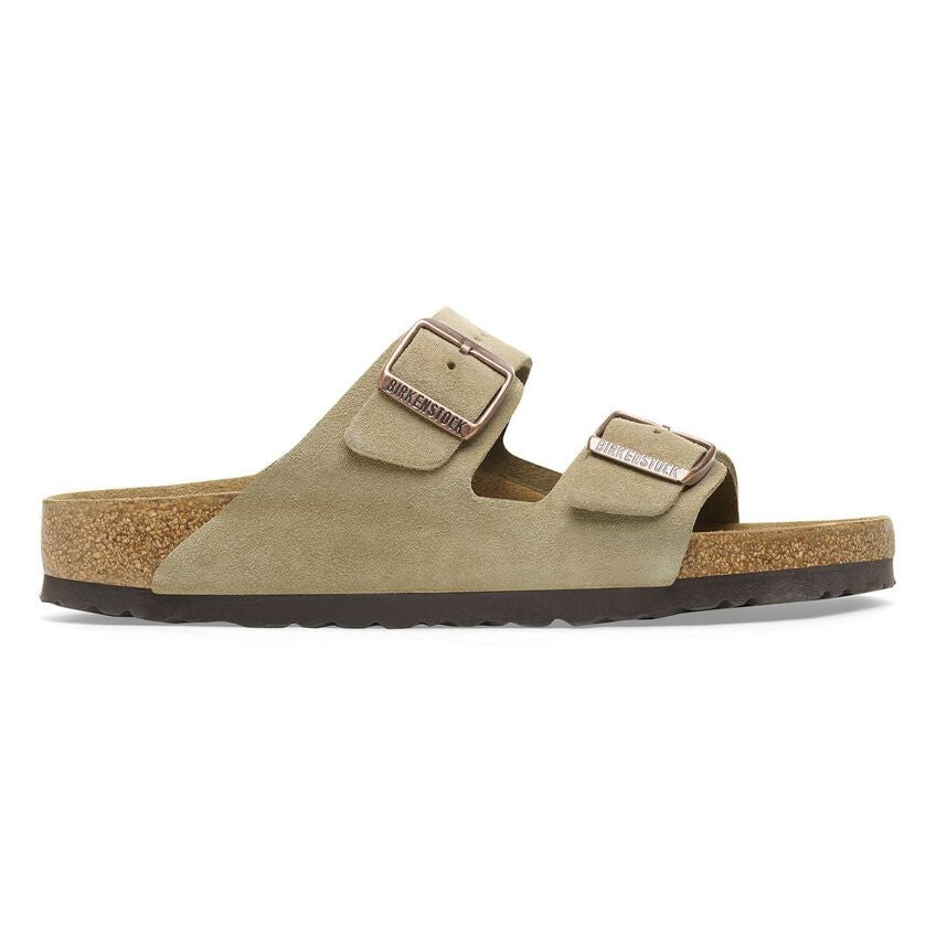 Birkenstock Arizona Birkibuc Sandals Suede Leather  051461 Taupe