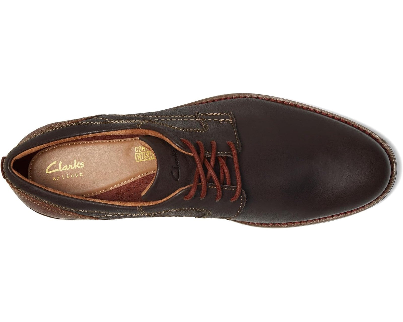 Clarks Men's   Monahan Plain 26180440 Brown Leather