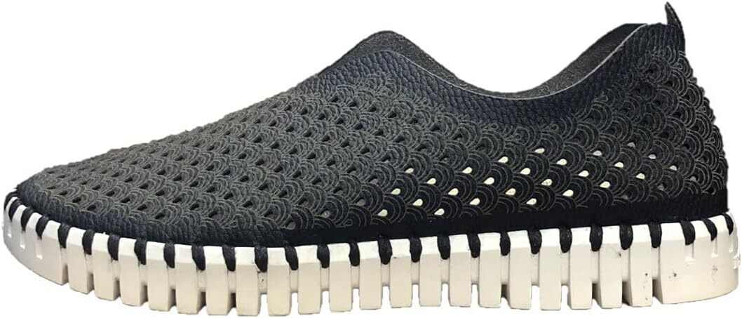 Ilse Jacobsen Womens Tulip 3565 Black TULIP3565-001 Slip-on Shoe Brand New - AllSportsWearUSA