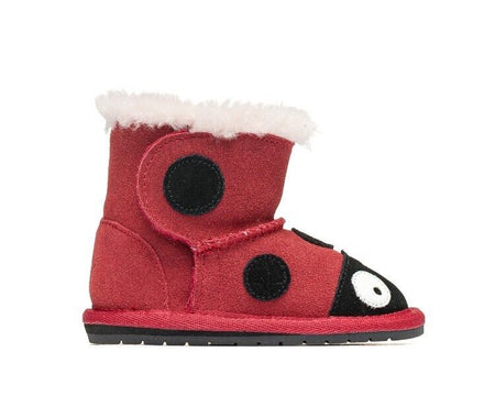 EMU Australia Little Creatures Lady Bug Ladybug Boot Baby Walker NEW Boxed 6-12 - AllSportsWearUSA