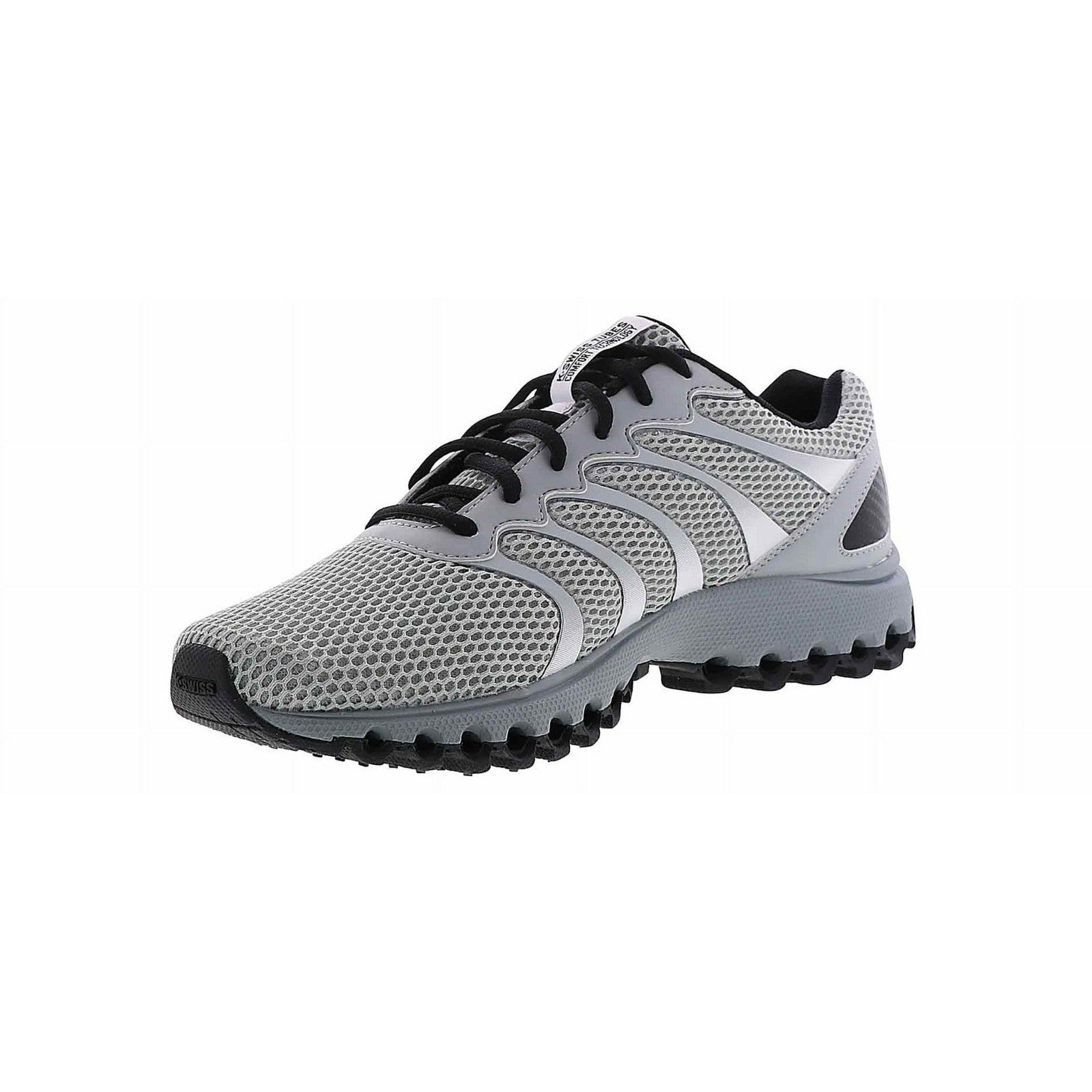 K-Swiss  Men's Tubes Comfort 200 Running Shoe 07112 -071  Highrise/Black/White