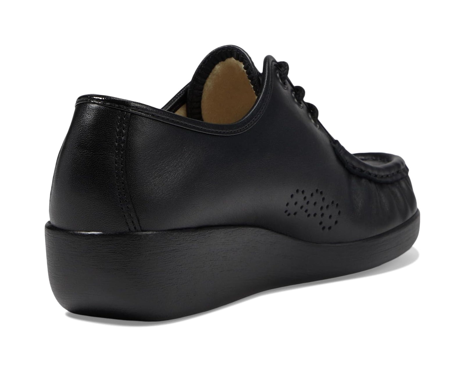 SAS  Bounce Lace Up Comfort Moc Women's Black