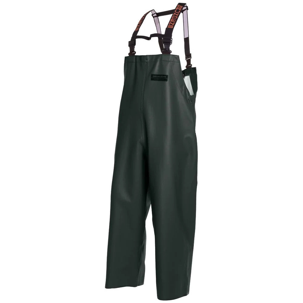 Grundens Herkules 16 Men's Waterproof Fishing Bib Pants Green 10096-300