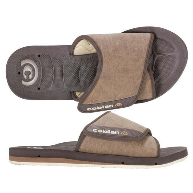 Cobian Men's GTS Draino Brown GTD11-201 Size 9 Slip On Beach Sandals Brand New - AllSportsWearUSA