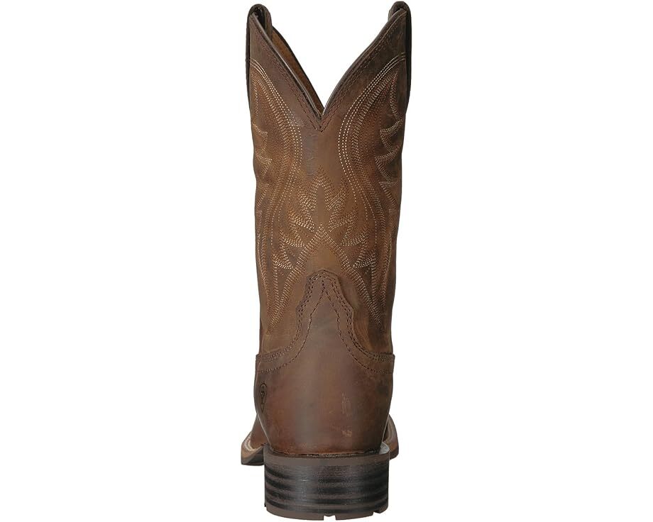 Ariat Men's Hybrid Rancher Distressed Brown Square Toe Boots 10023175 Brand New