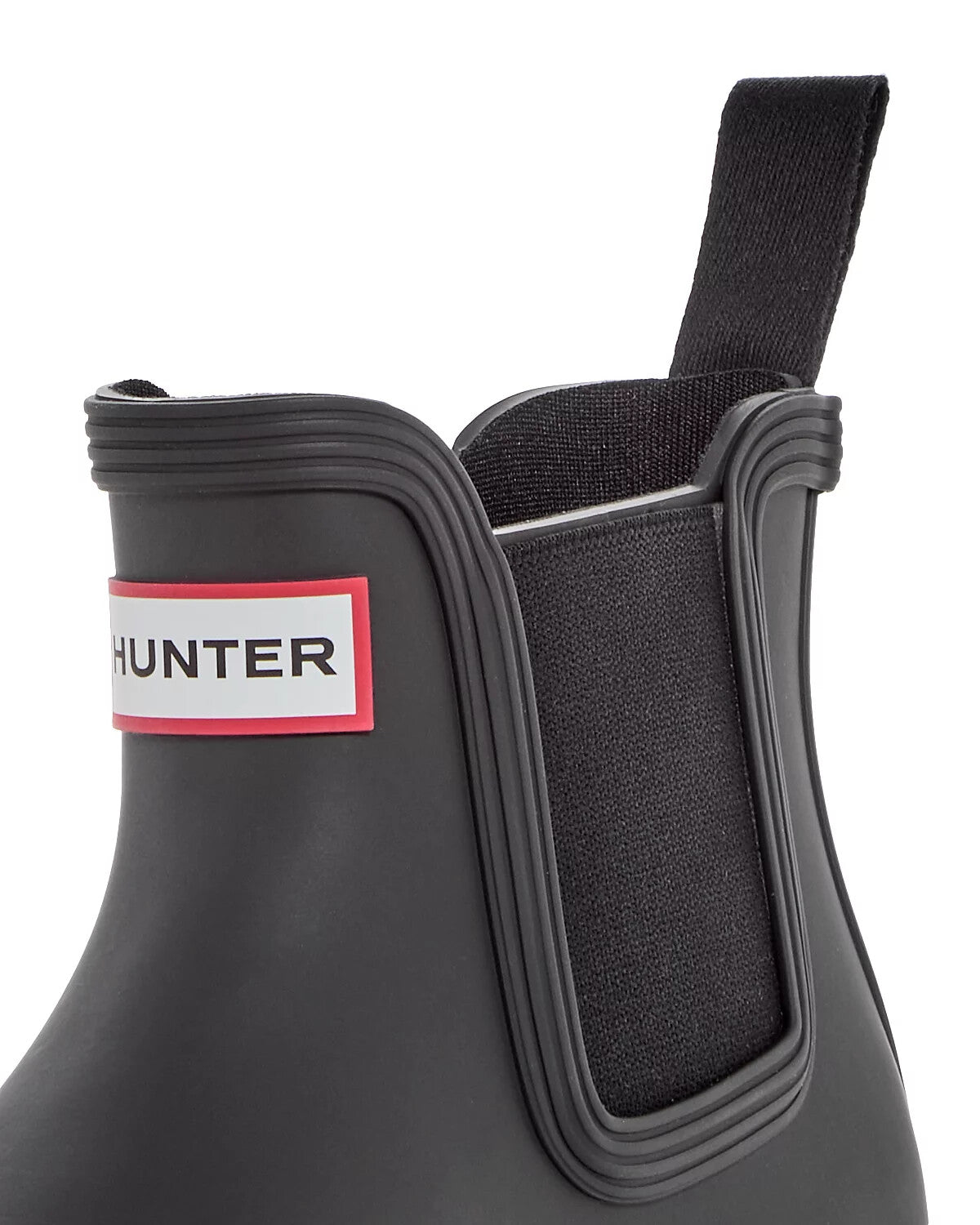 Hunter Men's Original Chelsea Pull On Rubber Waterproof Boots MFS9116RMA  Black