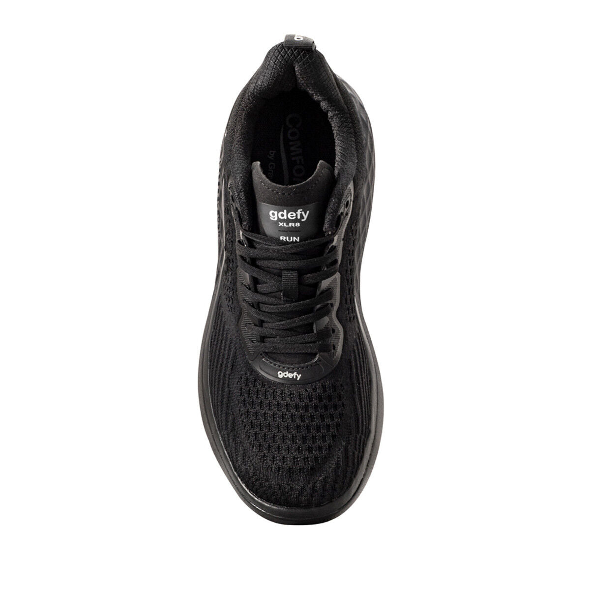 GDEFY by Gravity Defyer Women's XLR8 Run TB9034FBL Black Shoes Brand New - AllSportsWearUSA