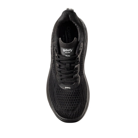 GDEFY by Gravity Defyer Women's XLR8 Run TB9034FBL Black Shoes Brand New - AllSportsWearUSA