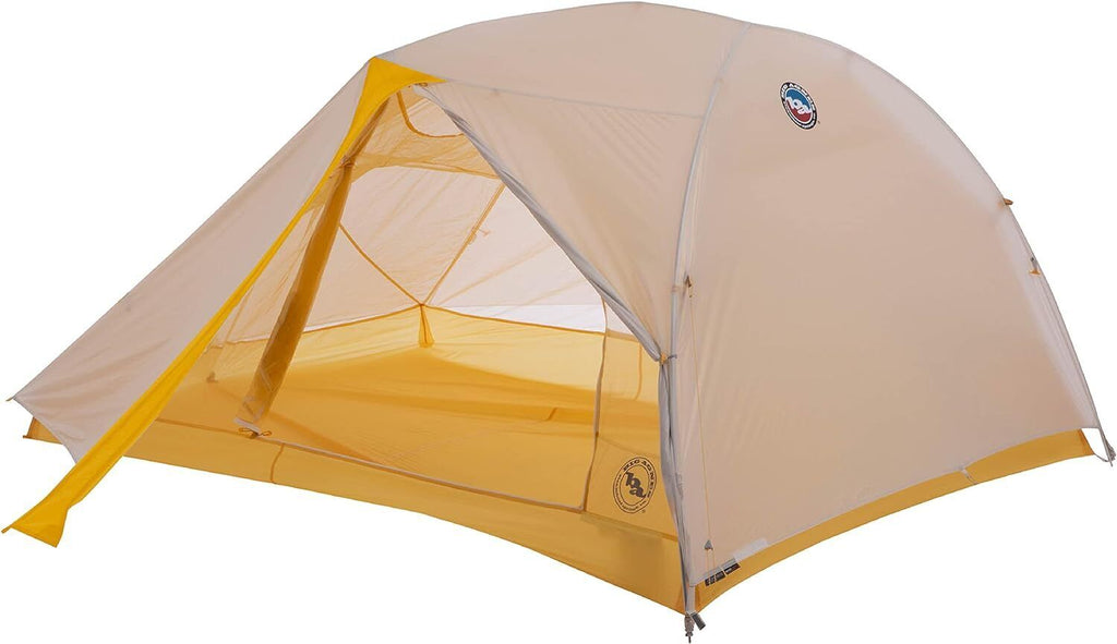 Big Agnes Tiger Wall 3P Yellow UL w/ UV Resistant Solution Dyed Fabric Tent New - AllSportsWearUSA
