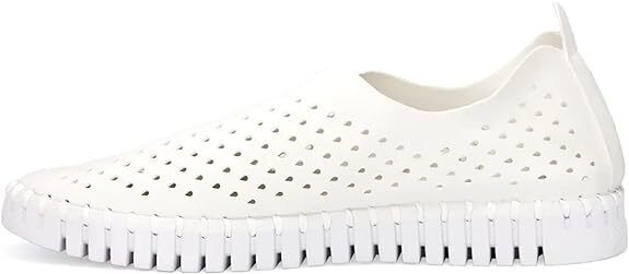 Ilse Jacobsen Womens Tulip 139 White Size 41 Slipon Shoe Brand New - AllSportsWearUSA