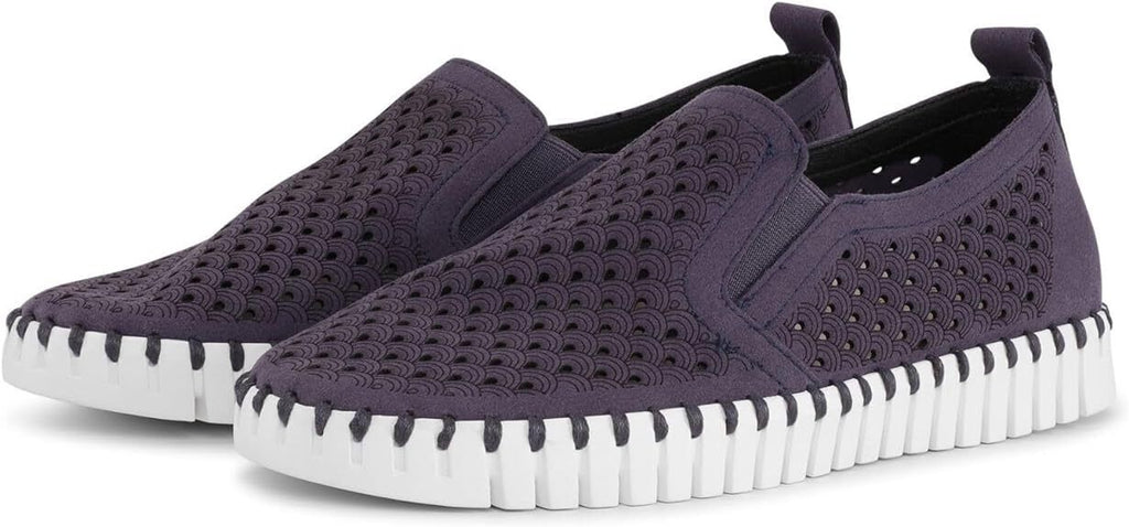 Ilse Jacobsen Womens Tulip 140 Navy TULIP140WOM-600 Slip-on Shoe Brand New - AllSportsWearUSA