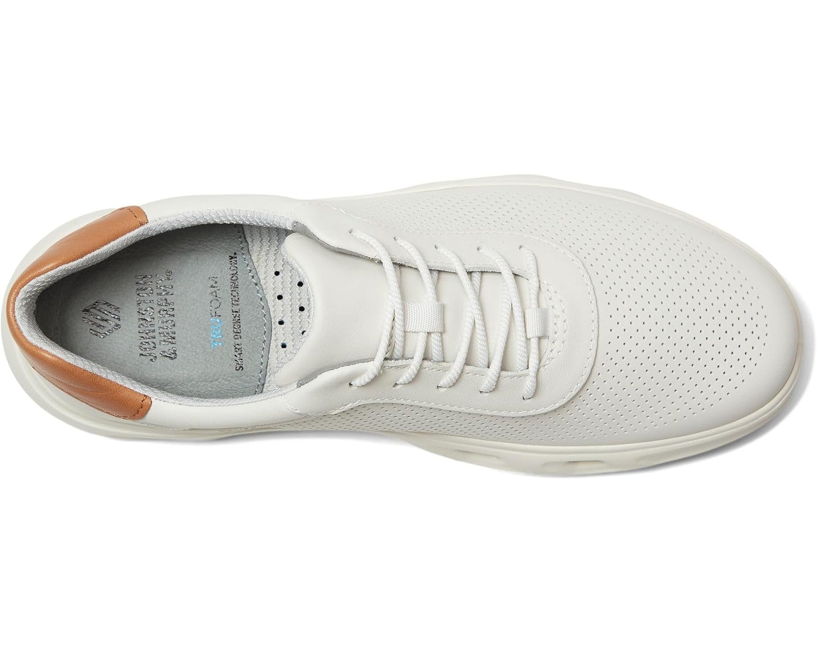 Johnston & Murphy Men's Reactivate U-Throat Full Grain Leather Lace-up Sneakers