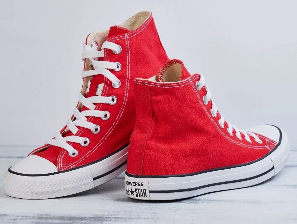 Converse Unisex Chuck Taylor All Star Hi M9621 Red Casual Shoes Sneaker M7 W9 - AllSportsWearUSA